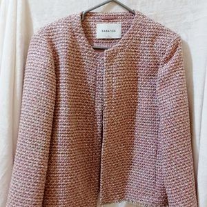 Pink Aritzia Babaton Orion Suit Jacket